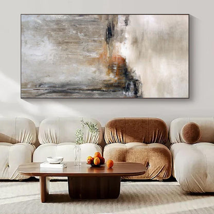 “Neutral Toned Abstract Landscape” – Abstract Landscape Painting CT1128