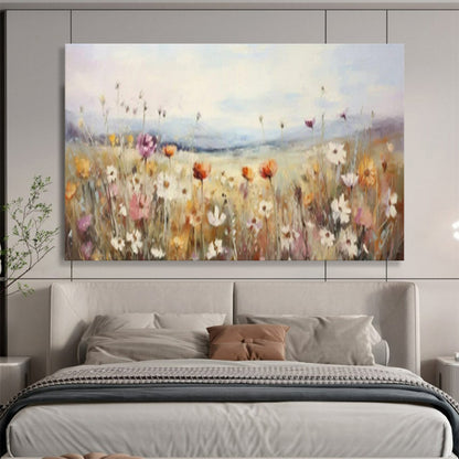 “Wildflower Meadow Magic” – Pinks, yellows, purples in loose, impressionistic floral strokes CT1699