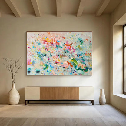“Whimsical Carnival” - Bright, varied hues; playful, chaotic shapes and doodles CT1496