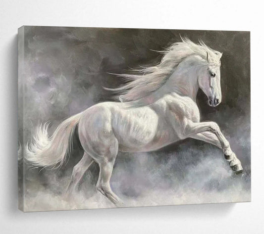 “Ghost Horse” – Surrealist Equine Oil Painting CT1744