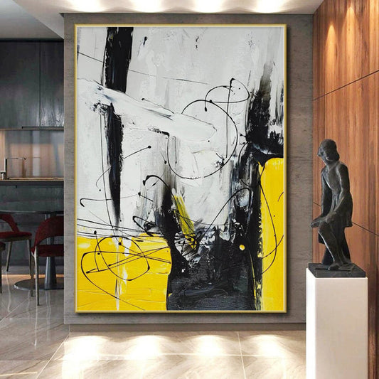 “Hazy Urban Impressions” Abstract Acrylic Art CT0318