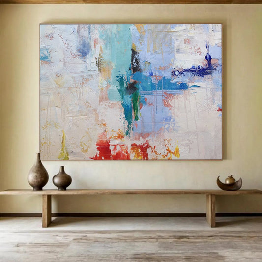“Color Splash Rhapsody” – Abstract Expressionist Acrylic Painting CT1739