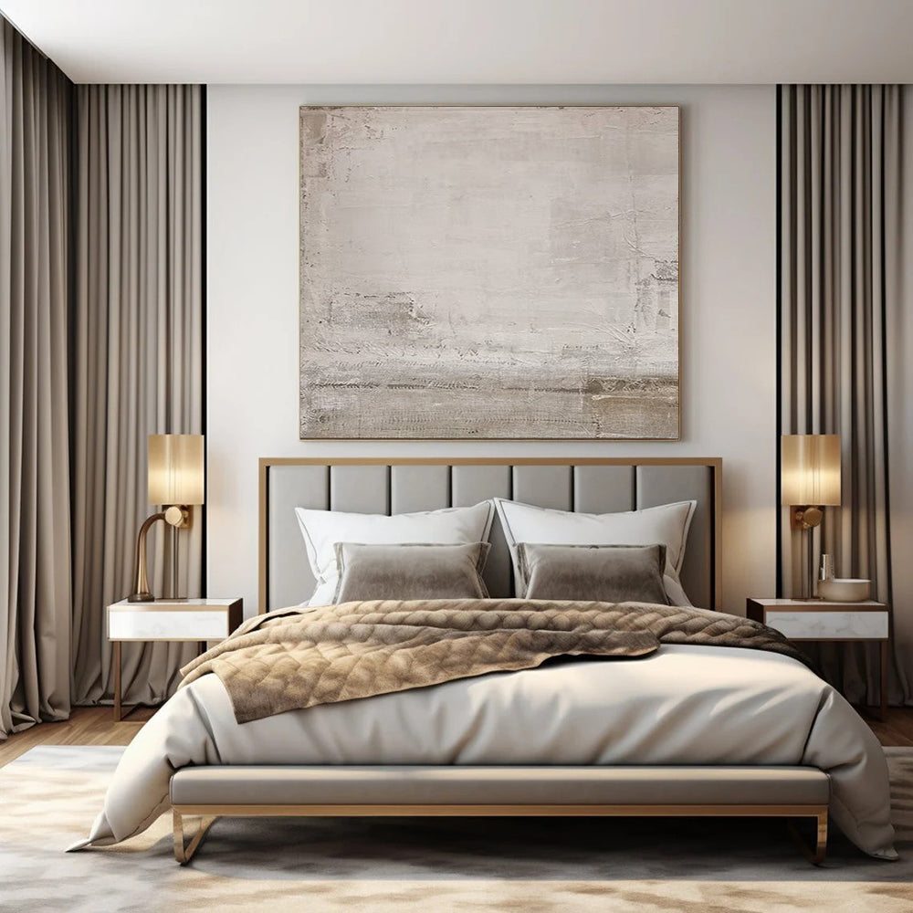 “Subtle Textured Abstract” ，Abstract Textured Acrylic Painting CT0962