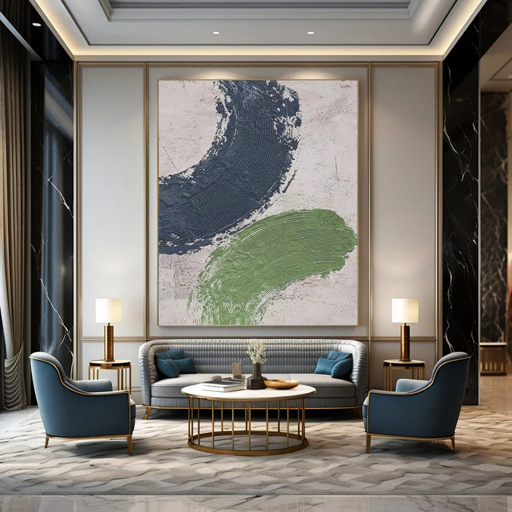 “Bold Color Strokes” - Expressive Abstract Painting On Canvas DKH1072