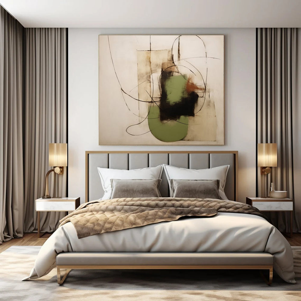 Ink & Acrylic On Canvas CT1294