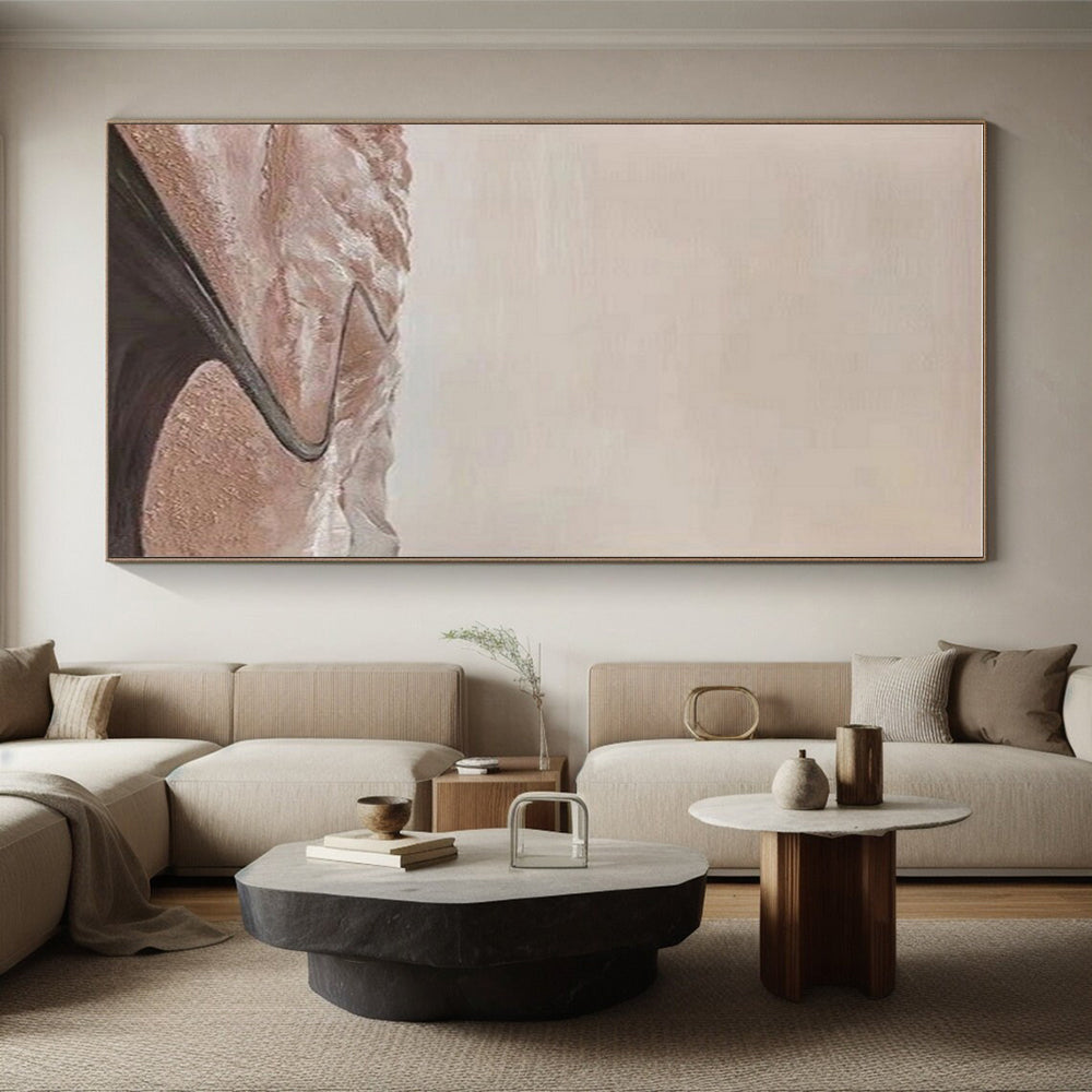 “Desert Road in Monochrome”，Abstract Landscape Style CT0665