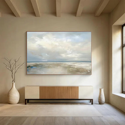 Light and Airy Beach Scene (Repeat) Painting On Canvas DKH326