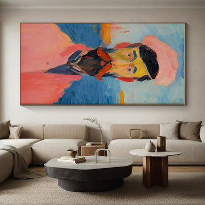 “Portrait of a Man: Vibrant Impressionist Style” ，Impressionist Portrait Oil Painting CT0875