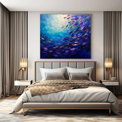 “Vibrant Underwater World” – Impressionistic Marine Painting CT1064