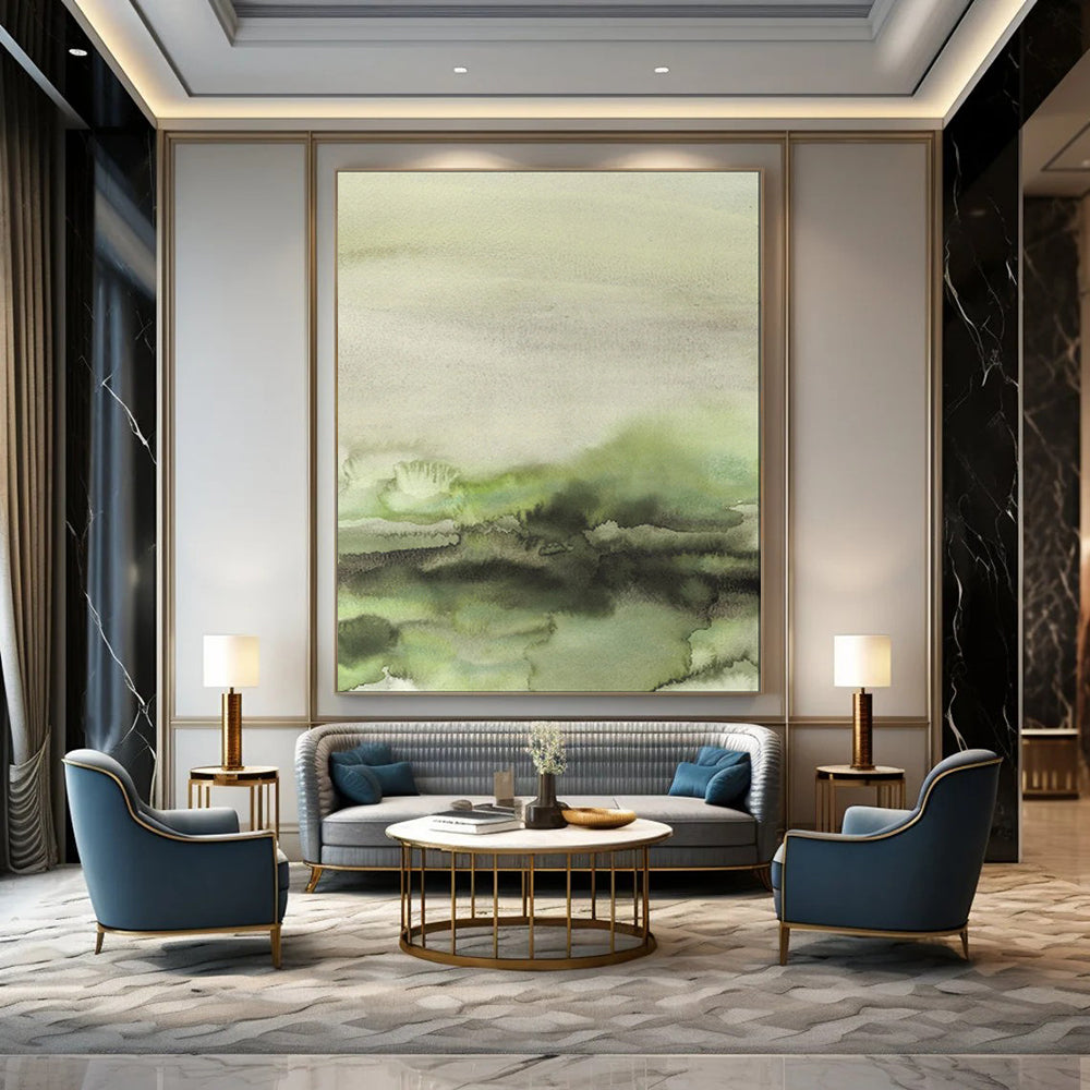 “Vibrant Oranges and Bold Strokes - Expressive Abstract” - Acrylic Abstract Art CT1965