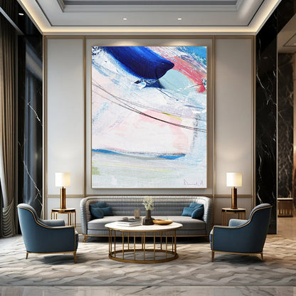 “Pastel Abstract Swirls” - Abstract Expressionist Painting On Canvas DTP150