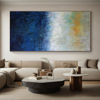 “Gradient Sea Abstract” ，Abstract Acrylic Painting CT0884