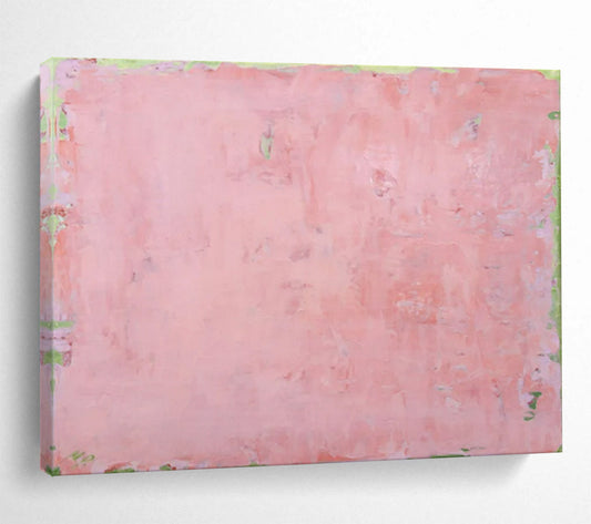 Pale Pink with Subtle Textures - Soft Color Field Art CT1791