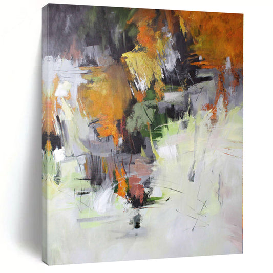 “Colorful Abstract Autumn” Abstract Acrylic Art CT0261