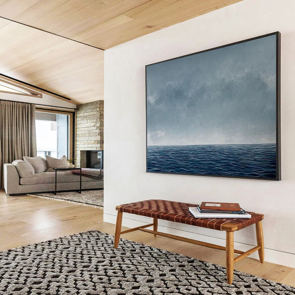 Calm seascape with a smooth horizon and a gradient sky CT1668