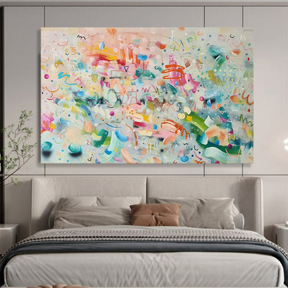 “Whimsical Carnival” - Bright, varied hues; playful, chaotic shapes and doodles CT1496