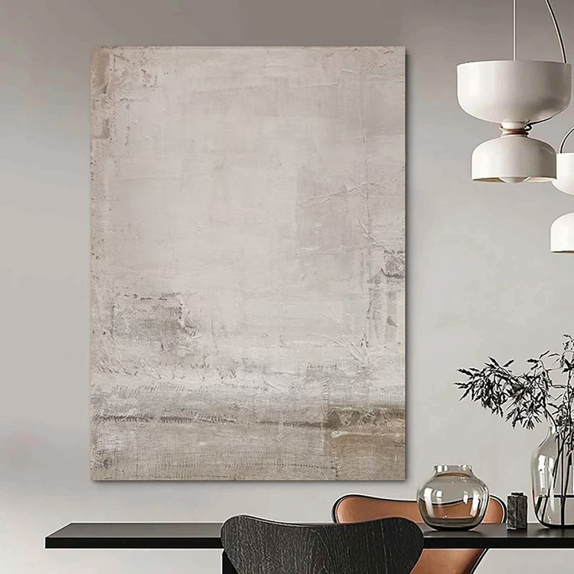 “Light Gray & Brown Textured Repeat” – Abstract Repeat Art CT0981
