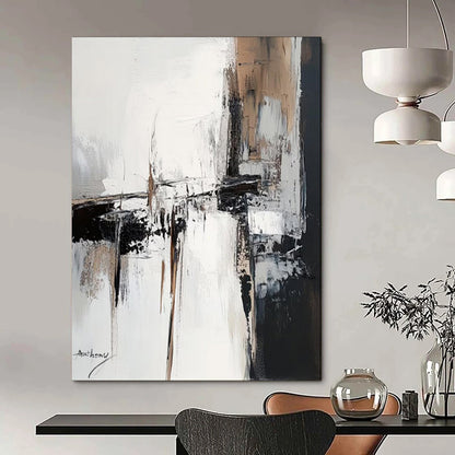 “Neutral Abstract Structures” – Minimalist Abstract Acrylic CT2087