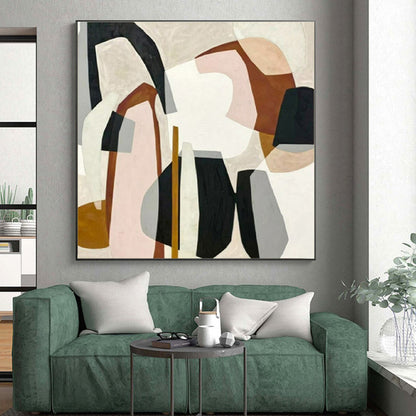 “Colorful Abstract Shapes”，Abstract Geometric Style CT0670