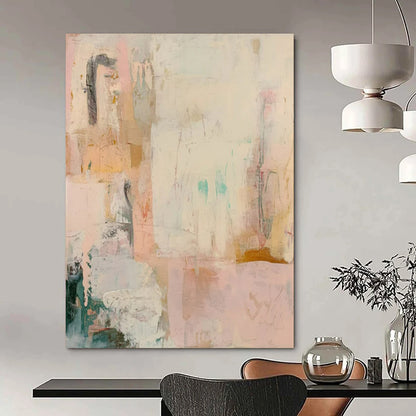 “Pastel Abstract” ，Abstract Expressionist Acrylic Painting CT0942