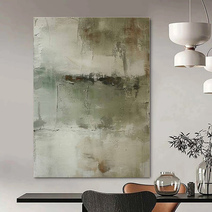 Muted Tones Abstract - Subtle Textured Acrylic Painting CT1357