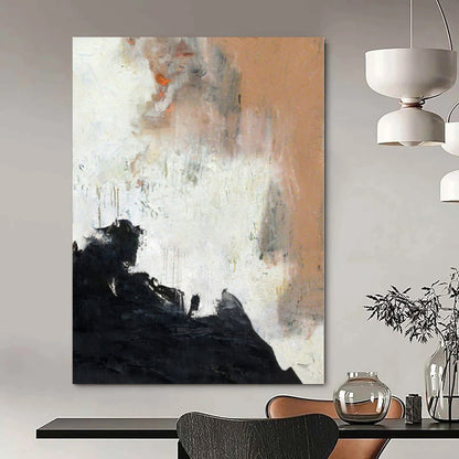 “Warm Toned Abstract Drizzle” – Abstract Expressionist Painting CT1153