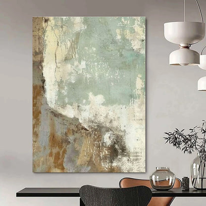 Earthy Textured Patina - Abstract Impasto Oil CT1267