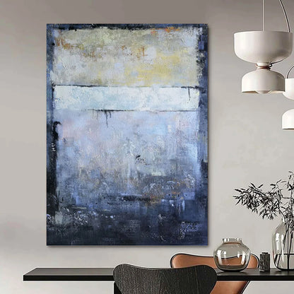 “Gray Layers” - Shades of Gray Abstract Painting On Canvas DKH1575