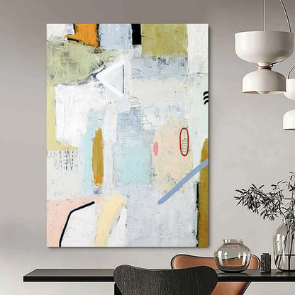 “Neutral Tones Abstract - Muted Hues and Subtle Details” Painting On Canvas CT2390