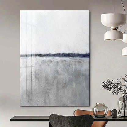 “Gray and White Landscape” - Abstract Landscape Art CT2024