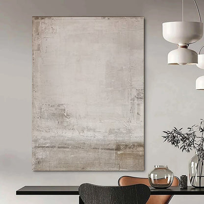 “Light Gray & Brown Textured Simplicity” – Abstract Simple Art CT0971