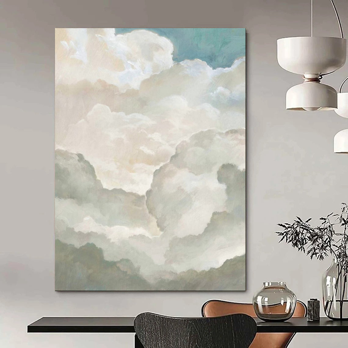 “Soft Cloud Layers” - Impressionistic Cloud Painting CT1992