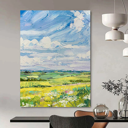 “Geometric Neutral Collage” - Subtle Abstract Geometric Painting DKH1050