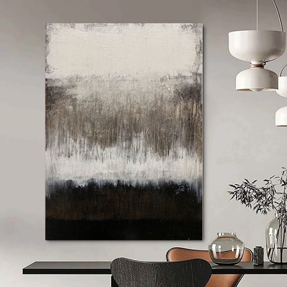 “Neutral Toned Abstract Drips” – Abstract Expressionist Painting CT1137