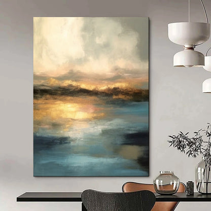“Soft Sunset Reflections” - Romantic Landscape Art CT1940