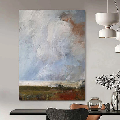 “Soft Toned Abstract Landscape” – Abstract Landscape Painting CT1140