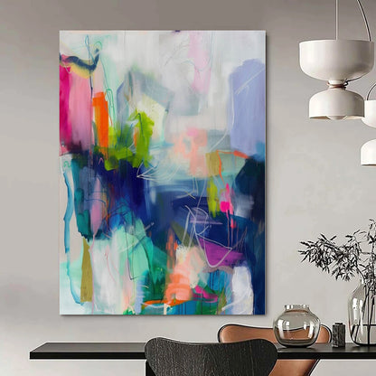 “Colorful Abstract Expression” – Abstract Expressionist Painting CT1174