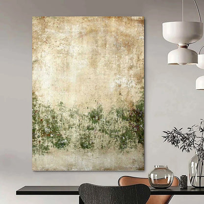 Vintage Textured Abstract Revisited - Abstract Painting On Canvas DKH1483