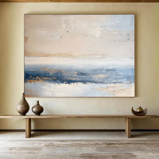 “Coastal Haze Abstraction” – Abstract Acrylic Painting CT1730