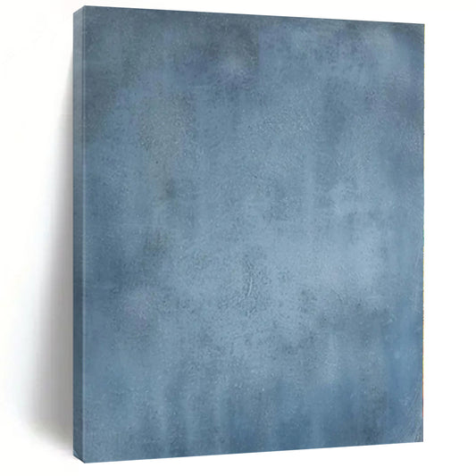 “Blue Textured Monochrome” Acrylic Painting CT0158