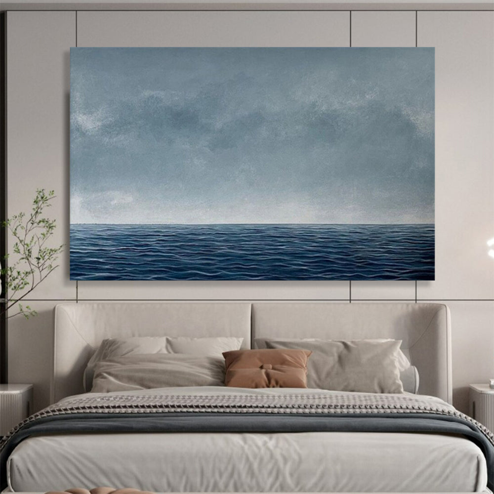 Calm seascape with a smooth horizon and a gradient sky CT1668