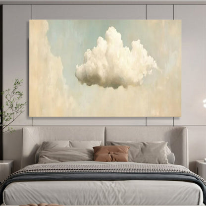 “Lone Cloud Dream” – Soft whites, creams, light blues centered on a fluffy, isolated cloud CT1698