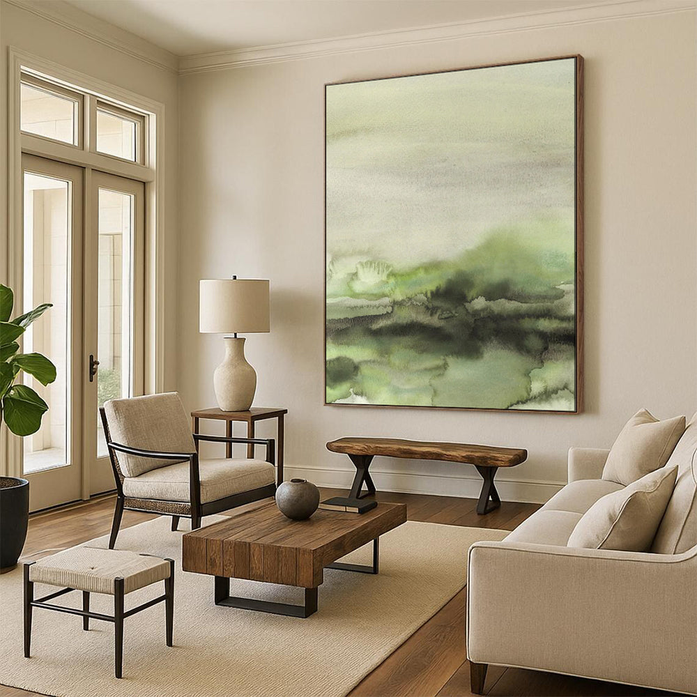 “Vibrant Oranges and Bold Strokes - Expressive Abstract” - Acrylic Abstract Art CT1965