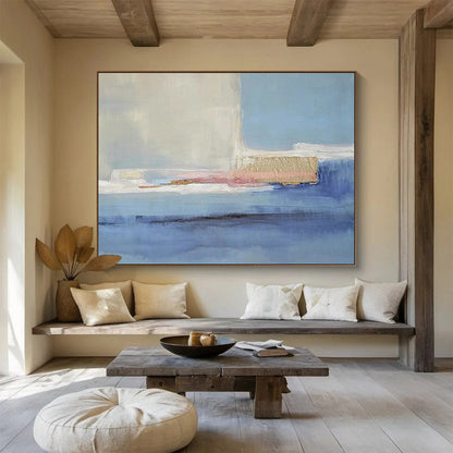 “Minimalist Color Field” Abstract Minimalist Painting On Canvas DKH407