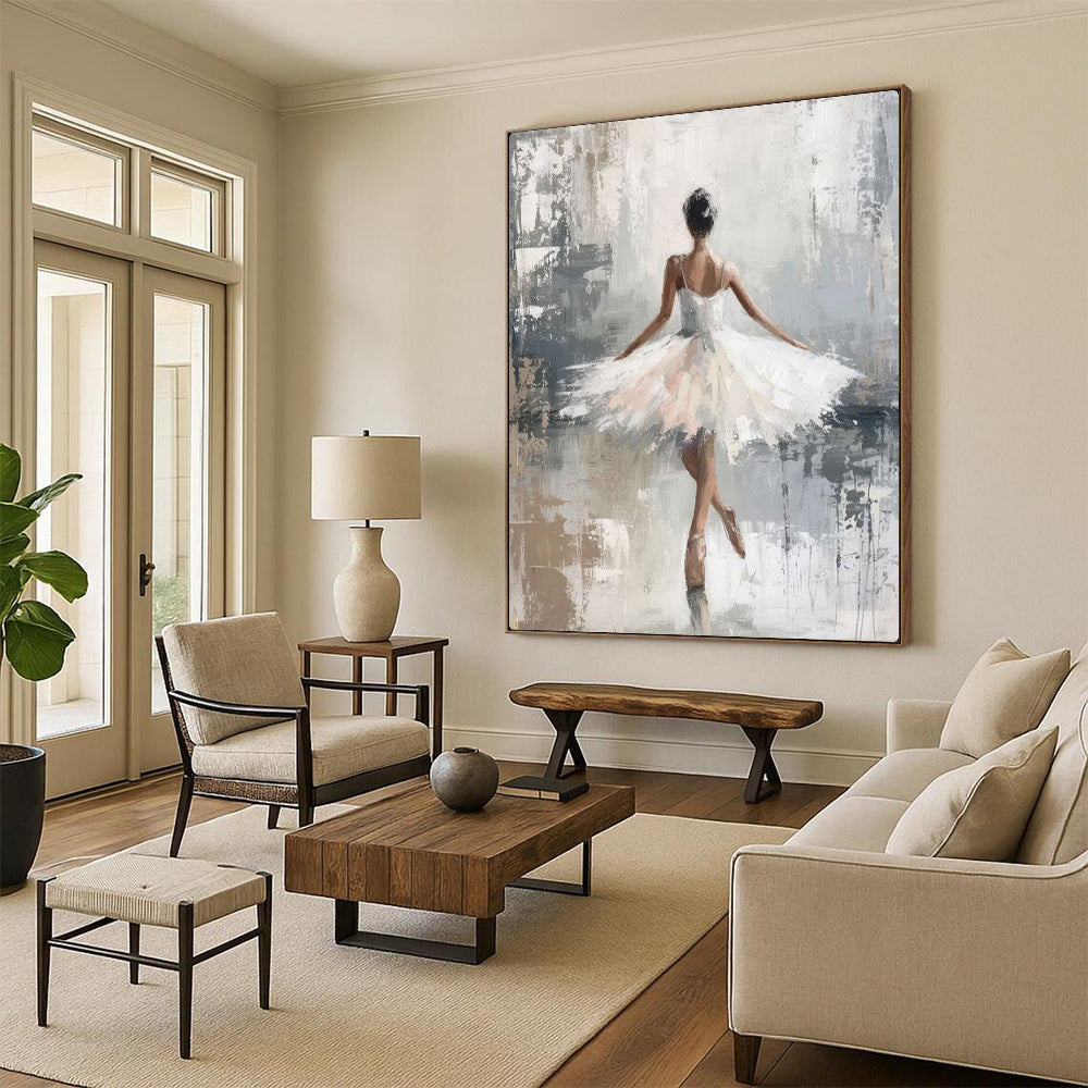 “Impressionistic Ballerina” – Oil Painting On Canvas CT2174