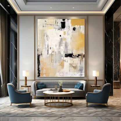 “Neutral Geometric Abstraction” – Geometric Abstract Art CT1035