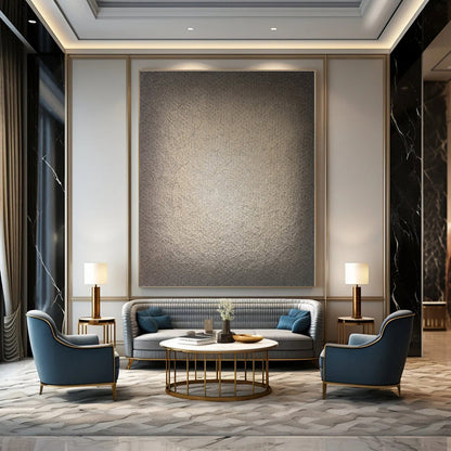 Beige Subtle Texture - Minimalist Textured Acrylic Painting CT1366