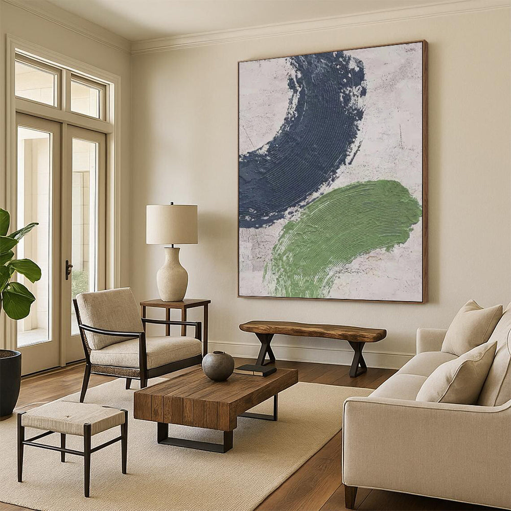 “Bold Color Strokes” - Expressive Abstract Painting On Canvas DKH1072