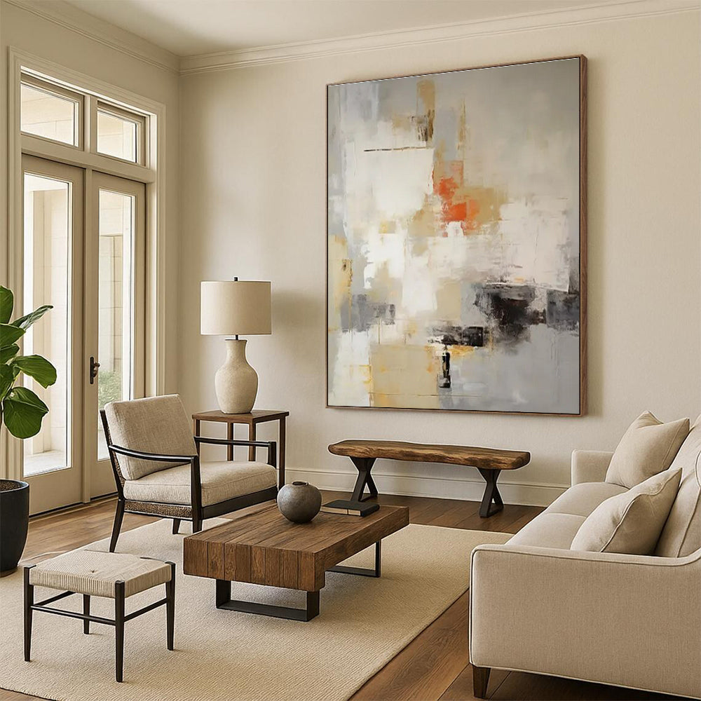 “Subtle Color - Block Harmony” ，Abstract Color - Field Art CT0870