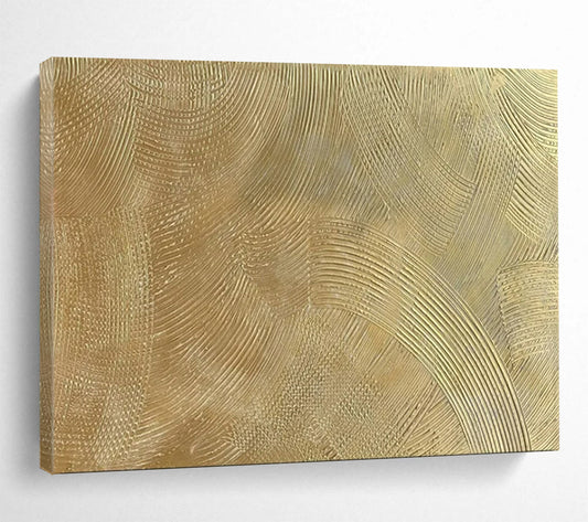 “Golden Waves” - Metallic gold; textured, flowing abstract patterns CT1523